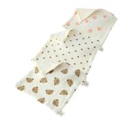 3xBaby Washcloth Square Hand Towel Soft Reusable Face Towel 4-Layers Cartoon Cloths Shower Ashcloth for Infants