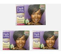 3xDark and Lovely No-Lye Hair Relaxer Kit Oil-Infused Caring System Super/Coarse