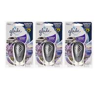 3xGlade Car Air Freshener Vent Clip On Diffuser+7ml Refill - Lavender Marine