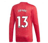 (3XL) 2020-2021 Man Utd Adidas Home Long Sleeve Shirt (J.S.PARK 13)