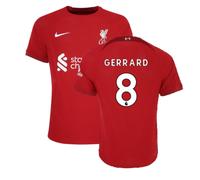 (3XL) 2022-2023 Liverpool Vapor Home Shirt (GERRARD 8)