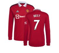 (3XL) 2022-2023 Man Utd Long Sleeve Home Shirt (BEST 7)