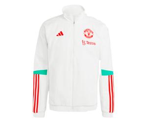 (3XL) 2023-2024 Man Utd Presentation Jacket (White)