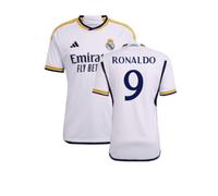 Real Madrid Men's Mens 2023 - 2024 Home Shirt - Ronaldo 9 in White | Size: 3XL Real Madrid White 3XL