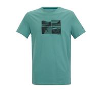 Regatta Mens Breezed Square Detail T-Shirt - Arctic - 3XL - Arctic - 100% Cotton