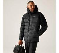 (3XL, Ash/Black) Regatta Mens Aldthorn Water Repellent Padded Jacket