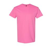 (3XL, Azalea) Gildan Mens Heavy Cotton T-Shirt