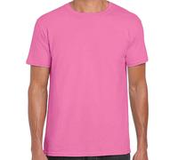 (3XL, Azalea) Gildan Mens Short Sleeve Soft-Style T-Shirt