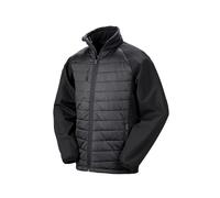 Result Mens Black Compass Padded Soft Shell Jacket PC3326