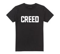 (3XL, Black) Creed Unisex Adult Cracked Logo T-Shirt