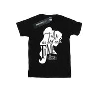 (3XL, Black) Disney Mens Tale As Old As Time Boyfriend Fit T-Shirt