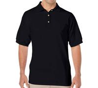 (3XL, Black) Gildan Mens DryBlend Polo Shirt