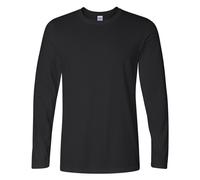 Gildan Men's Soft Style Long Sleeve T-Shirt in Black | Size: 3XL Gildan Black 3XL