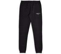 (3XL, Black) Lambretta Mens Logo Joggers Fleece Lined Tracksuit Jogging Bottoms Trousers