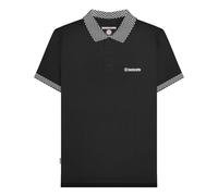 (3XL, Black) Lambretta Mens SS25 Two Tone Big & Tall Polo Shirt
