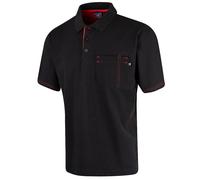 (3XL, Black) Lee Cooper Mens Pique Polo Shirt