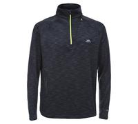Trespass Men's Collins Half Zip Fleece Top in Black | Size: 3XL Trespass Black 3XL