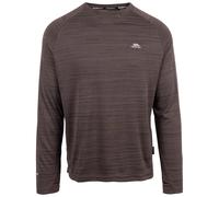 (3XL, Black Marl) Trespass Mens Top Quick Dry Long Sleeve Adamo