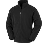 (3XL, Black) Result Genuine Recycled Mens Microfleece Jacket