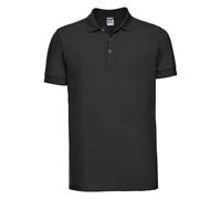 Pique Stretch Polo Shirt Russell Black XXXL