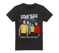 (3XL, Black) Star Trek Mens Strange New World T-Shirt