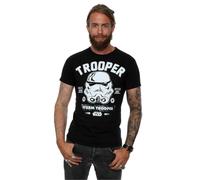 (3XL, Black) Star Wars Mens Stormtrooper Collegiate T-Shirt