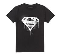(3XL, Black) Superman Unisex Adult Graffiti Logo T-Shirt