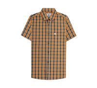 (3XL, Black/White/Orange) Lambretta Unisex Adult Checked Shirt
