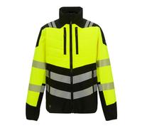 (3XL, Black/Yellow) Regatta Mens X-Pro Hi-Vis Hybrid Jacket
