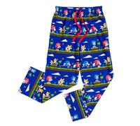 (3XL, Blue) Sonic The Hedgehog Mens Pixel Lounge Pants