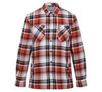 (3XL, Burnt Henna/Storm Grey) Regatta Mens Thamos Checked Long-Sleeved Shirt