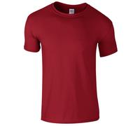 (3XL, Cardinal) Gildan Mens Short Sleeve Soft-Style T-Shirt