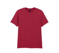 (3XL, Cardinal Red) Gildan Unisex Adult Softstyle Plain Cotton T-Shirt