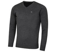 Calvin Klein Mens V-Neck Sweater - Charcoal Marl - XXXL