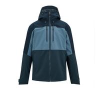 Regatta Mens Maland II Waterproof Jacket - China Blue/Navy/Night Sky - 3XL - China Blue/Navy/Night Sky - 100% Recycled Polyester