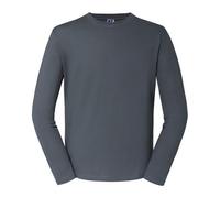 Russell Athletic Mens Classic Long-Sleeved T-Shirt (Convoy Grey) - Dark Grey - Size 3XL