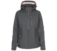 (3XL, Dark Grey/Blush Marl) Trespass Womens/Ladies Claren II Waterproof Softshell Jacket