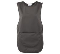 (3XL, Dark Grey) Premier Plain Pocket Tabard