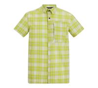 (3XL, Dark Tang) Regatta Mens Checked Insect Repellent Short-Sleeved Travel Shirt