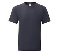 (3XL, Deep Navy) Fruit Of The Loom Mens Iconic T-Shirt