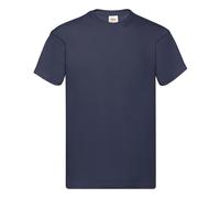 (3XL, Deep Navy) Fruit Of The Loom Mens Original Short Sleeve T-Shirt