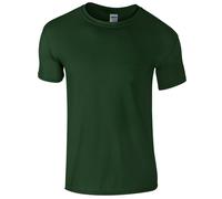 (3XL, Forest Green) Gildan Mens Short Sleeve Soft-Style T-Shirt