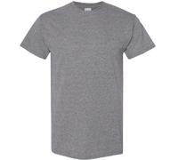 (3XL, Graphite Heather) Gildan Mens Heavy Cotton Short-Sleeved T-Shirt