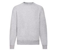 (3XL, Heather Grey) Fruit Of The Loom Mens Raglan Sleeve Belcoro Sweatshirt