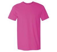 (3XL, Heliconia) Gildan Mens SoftStyle Ringspun T-Shirt