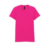 (3XL, Heliconia) Gildan Womens/Ladies Softstyle Plain Midweight T-Shirt