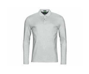 (3XL) Hugo Boss Pirol 50476433 Long Sleeved Polo Shirt Grey