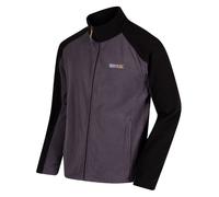 (3XL, Iron/Black) Regatta Great Outdoors Mens Hedman II Two Tone Full Zip Fleece Jacket