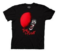 (3XL) IT: Chapter 2 Pennywise Time to Float Adult Unisex Crew Neck T-Shirt
