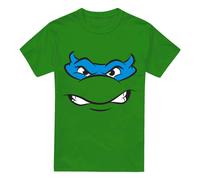 (3XL, Kelly Green) Teenage Mutant Ninja Turtles Mens Angry Leonardo T-Shirt